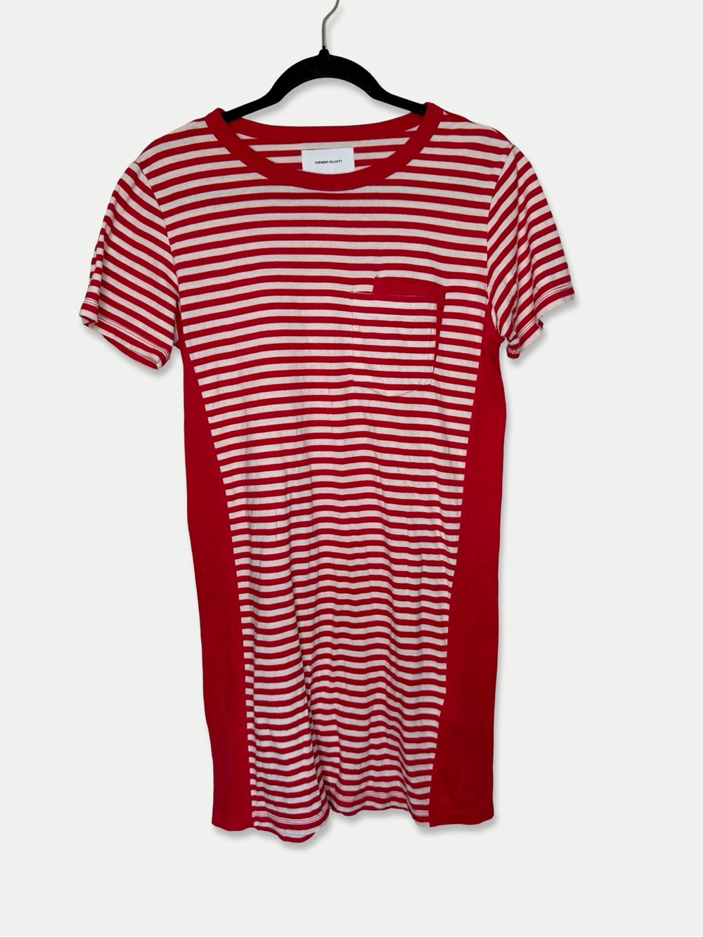 Current/Elliott Mini Dress Size 0 Striped Mini T Shirt Dress GUC